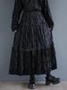 Лоскутная винтажная кружевная женская однотонная юбка GYX1075