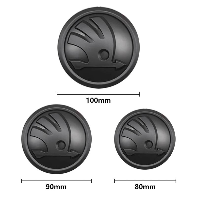 2025 Новый 8/9/10 см 3D Значок Эмблема Автомобиля Капот Передний Задний Багажник Логотип Для Skoda S Fabia 1 2 Octavia a7 RS Superb Rapid Yeti Karoq Vis