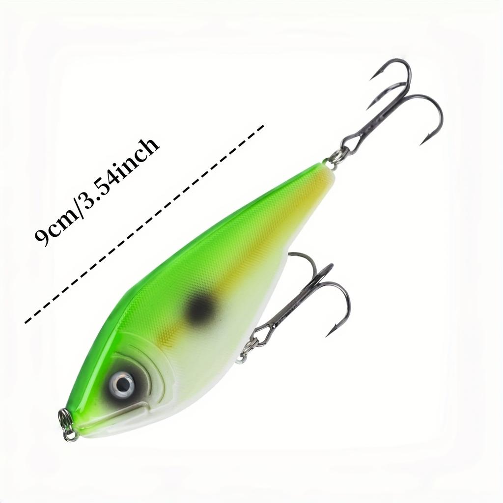 Воблер для джеркбейта с реалистичным бионическим дизайном - 9 см 26 г Рыболовная приманка с громким шумом, элегантным внешним видом, напоминающим рыбу, острыми тройными крючками