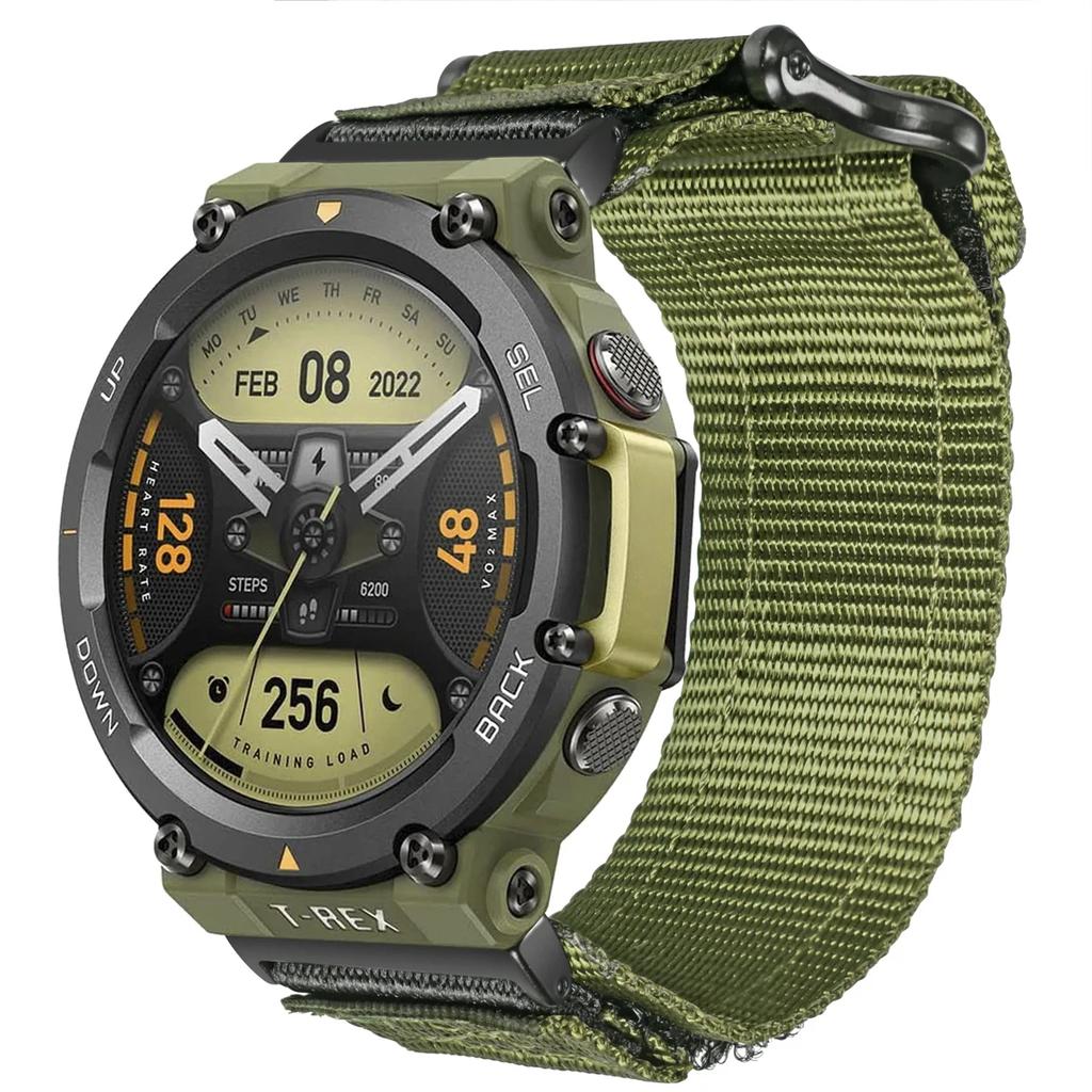 Нейлоновый петлевой ремешок для Huami Amazfit T-rex 2 3 Ultra Ремешок для часов Amazfit Trex Pro T Rex Tyrannosaurus Смарт-часы Спортивный браслет
