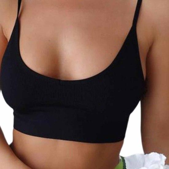 Женский спортивный бюстгальтер на бретельках с открытой спиной, однотонный, с U-образным вырезом, бесшовные упражнения