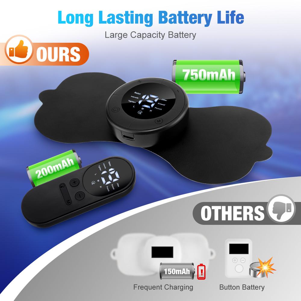 EMS массажер для шеи, мини-шейный массажер для облегчения боли в мышцах спины, массажный коврик-стимулятор, портативный инструмент для ухода за телом и телом