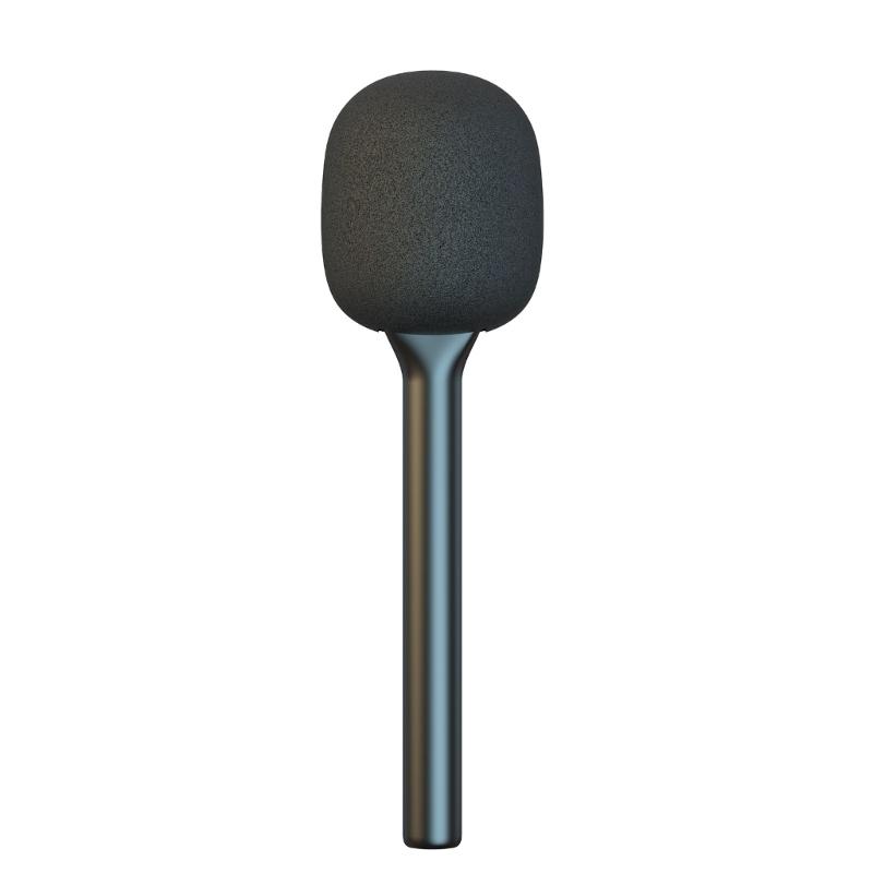 Портативный микрофонный адаптер-ручка для интервью с улучшенной функцией шумоподавления для журналистов и создателей контента