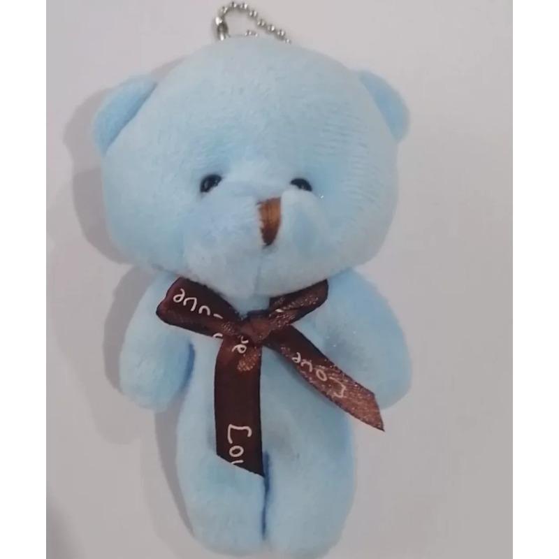 10 см Мини-подвеска в виде медведя-бабочки, разноцветный плюшевый медведь, подвесное украшение, кукла, высококачественная игрушка, брелок, подарок для студента