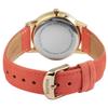 Montre - RAPTOR - Sunny - Boîtier doré métal - Cadran rose - Bracelet cuir 18 mm