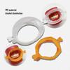 1 Pc or 2 Pcs or 3 Pcs or 4 Pcs Dental Mouth Opener Rubber Dam Cheek Retractor Tooth Disposable Consumables Materials O Shape Oral Hygiene