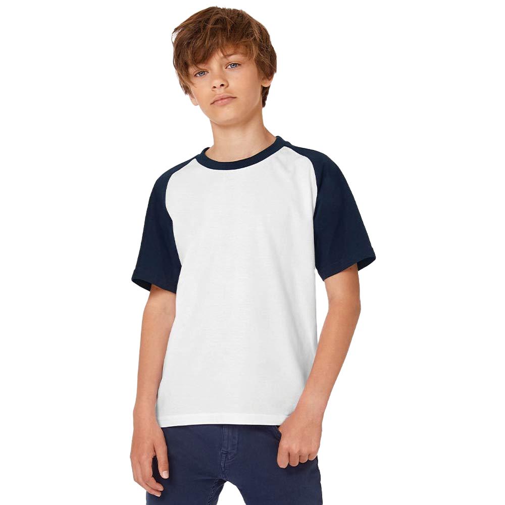 B&C Childrens/Kids Baseball T-Shirt