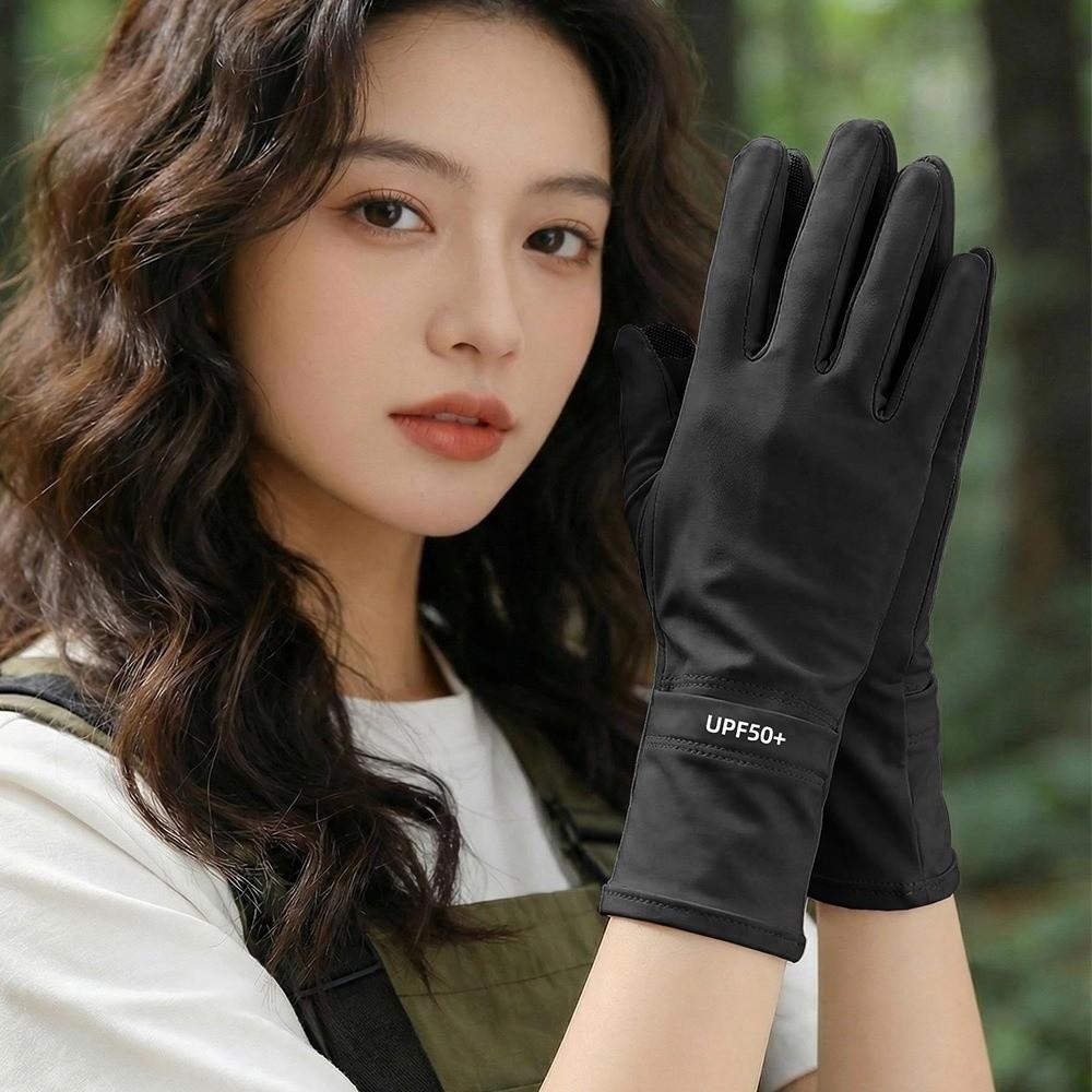 Ice Feeling Sunscreen Gloves UV Protection Cycling Gloves Fashion Driving Gloves