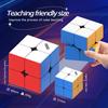 Kancharo Diansheng 9cm Magnetic 2x2 Cube [Pouch Included/Authentic] 2x2x2 Cube with Magnets, Stickerless