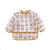 Paint Cartoon DIY Children Long Sleeve Clothes Baby Kids Bib Art Accessory Painting Apron Smock