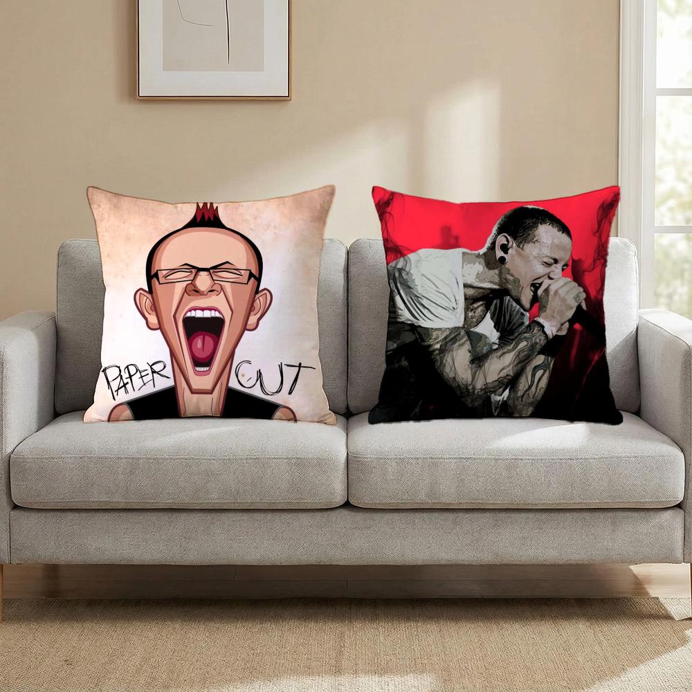 Чехол на подушку C-Chester B-Bennington, многоцелевой чехол для подушки для дома и автомобиля - Двусторонний, мягкий и прочный для ежедневного использования