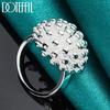 925 Sterling Silver Firework Ring Fashion Jewelry