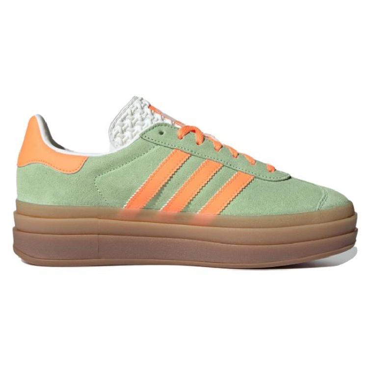 (WMNS) adidas Gazelle Bold 'Зеленый Коричневый' Женские IH7495