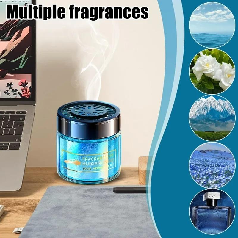 Car Solid Air Freshener Perfume Smell Diffuser Long Lasting Fragrance Homes Room Air Purification Remove Odor Aromatherapy 1pc