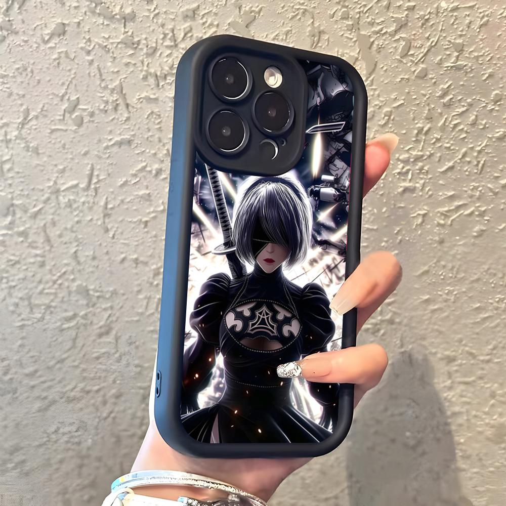 Чехол для телефона игры Nier Automata Для IPhone 17 Pro Max 16 15 14 Pro Max IPhone 13 Pro Max 11 Plus Силиконовый чехол