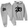 23 Basketball Hoodie Sports Hoodie  Spring Autumn Children Hoodie+Pants 2-Piece Set Teen Cute 4-14Y Boys Kids Girls Hoodie Suits