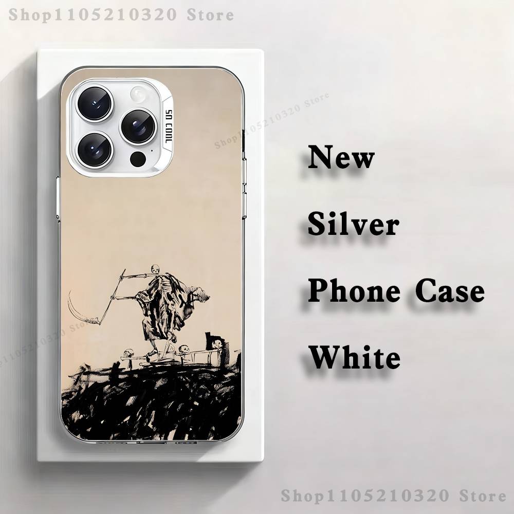 Чехол для телефона A-Avenged Sevenfold для iPhone 17,16,15,14,13,12,11,Mini,Pro,E,MAX Белый Матовый Силиконовый Белый Чехол