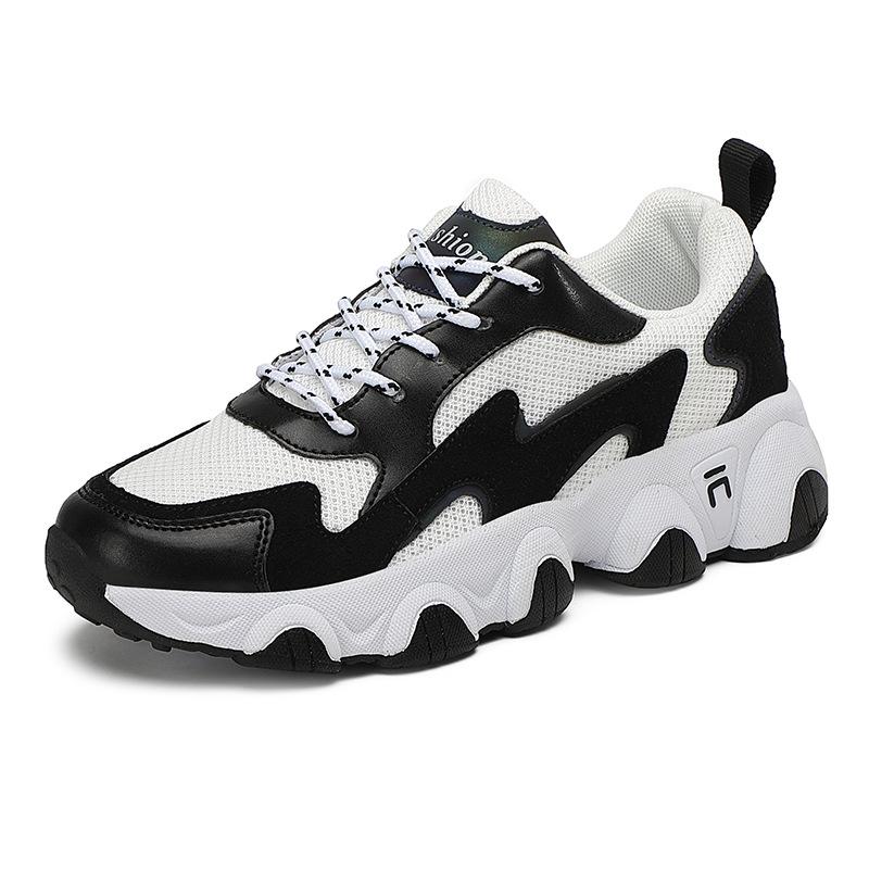 Брендовые сетчатые дышащие кроссовки для папы, женские, новинка 2024 года, повседневные, удобные, с мягкой подошвой, на танкетке, спортивные кроссовки для бега