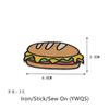 10 Pcs Stick Iron Food Embroidery Patches Embroidered Clothing Hat Bag Shoe Repair Material Phone Gift Box Decor DIY Accessory