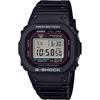 Универсальные аналогово-кварцевые часы Casio с ремешком DW-5000R-1AER, Черные, Современные, Черные, Современные.