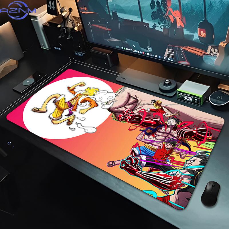 Большой широкий настольный аниме-коврик one piece luffy Коврик для мыши Большой игровой коврик для киберспорта Коврик для игровой компьютерной клавиатуры Резиновый коврик для мыши