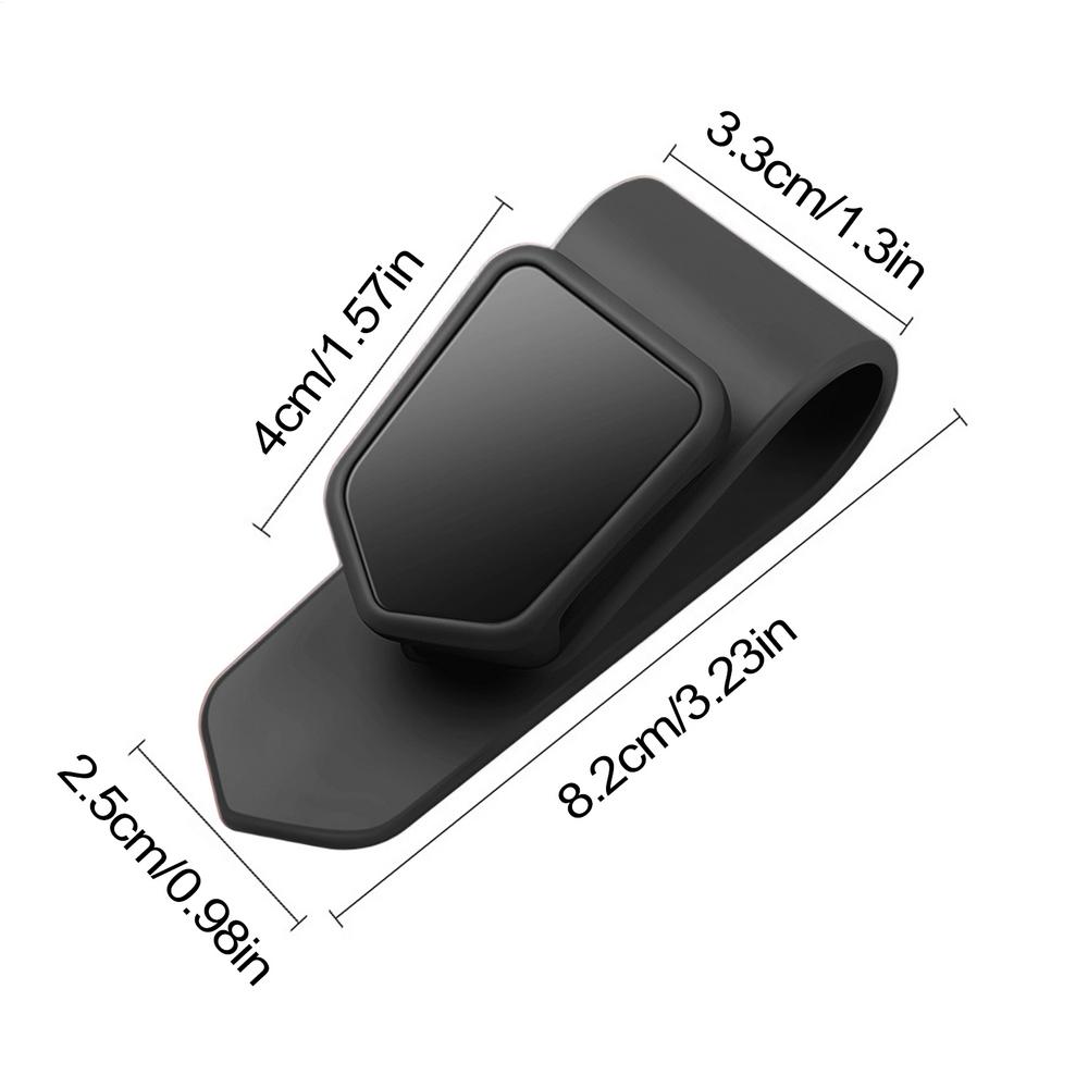 Sunglasses Clip For Car Visor Eyeglass Hanger Clip For Car Interior Accessories Compact Organizer Sunglasses stand For Woman Men