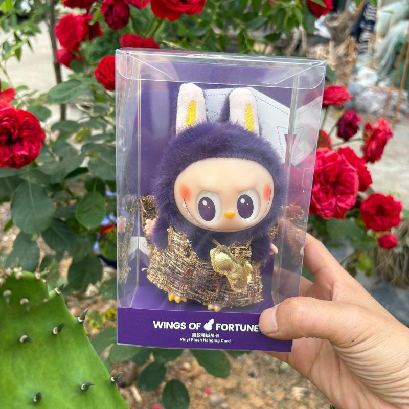 High-quality Rabble 3.0 Generation Ahead of the High-energy Macaron Enamel Face Tide Play Plush Doll Blind Box Toys