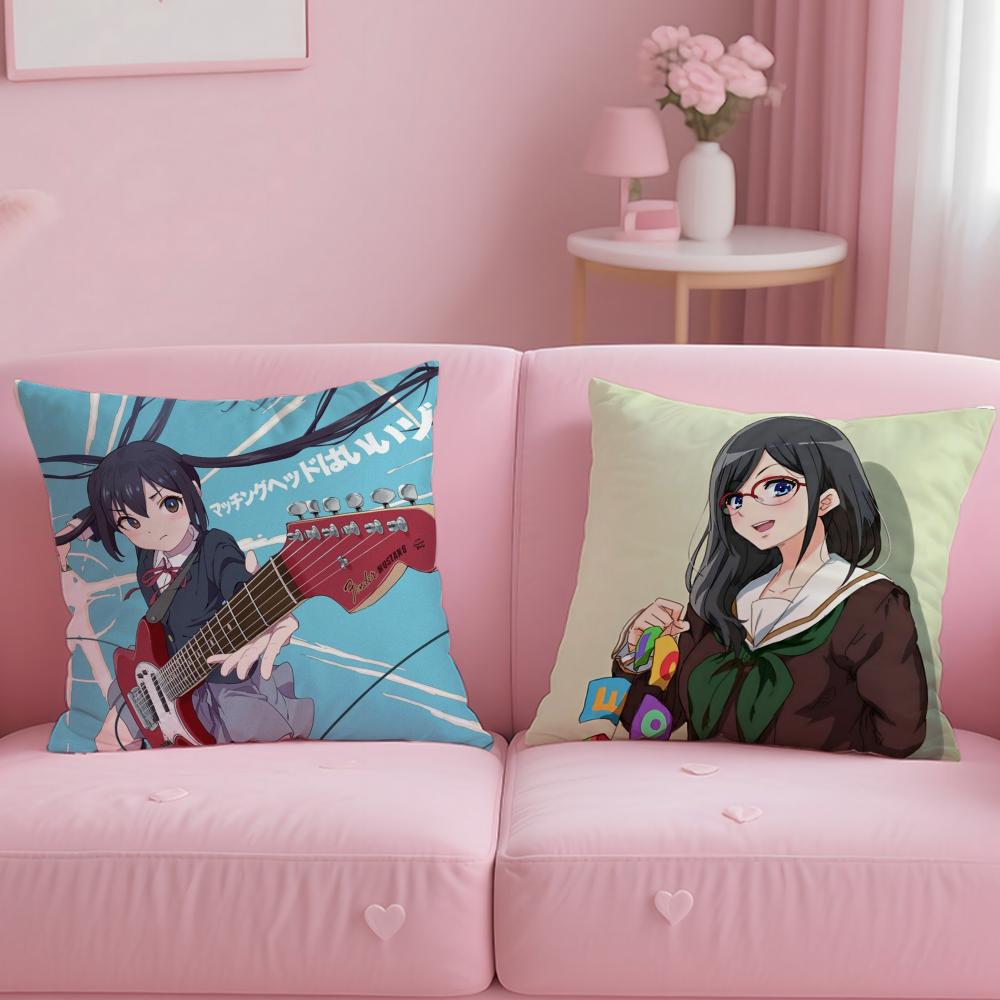Hot Hhibike Euphoniuming Cushion Cover Soft EasyWash Pillow Case Versatile for Couch Bed Travel and Office