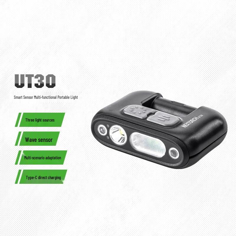 Умный налобный фонарь Nitecore UT30 с датчиком и перезарядкой