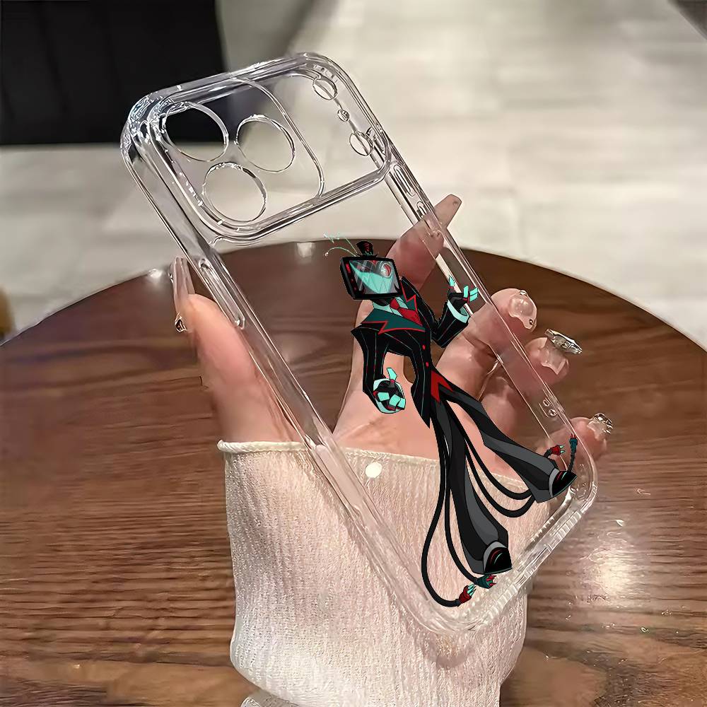 H-Hazbin H-Hotel Чехол для телефона Vox для iPhone 17 16 15 14 13 12 11 Mini Pro Max Plus Прозрачный чехол