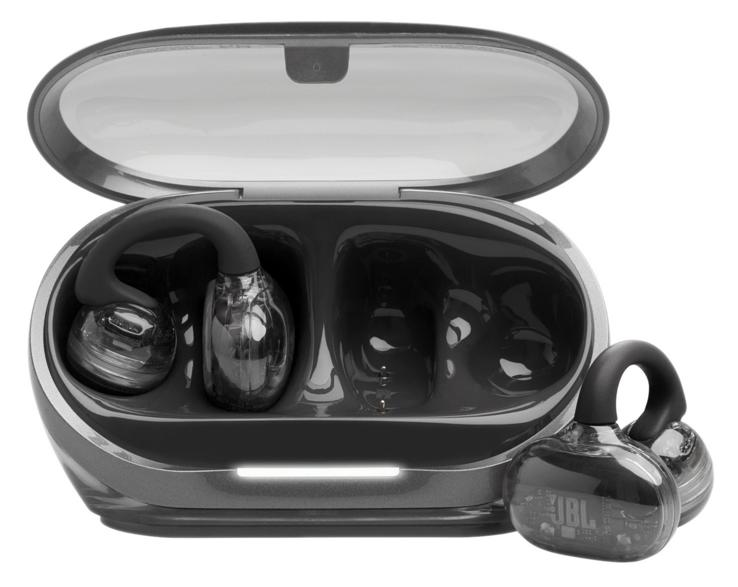 Jbl soundgear clips ghost edition wireless headphones black