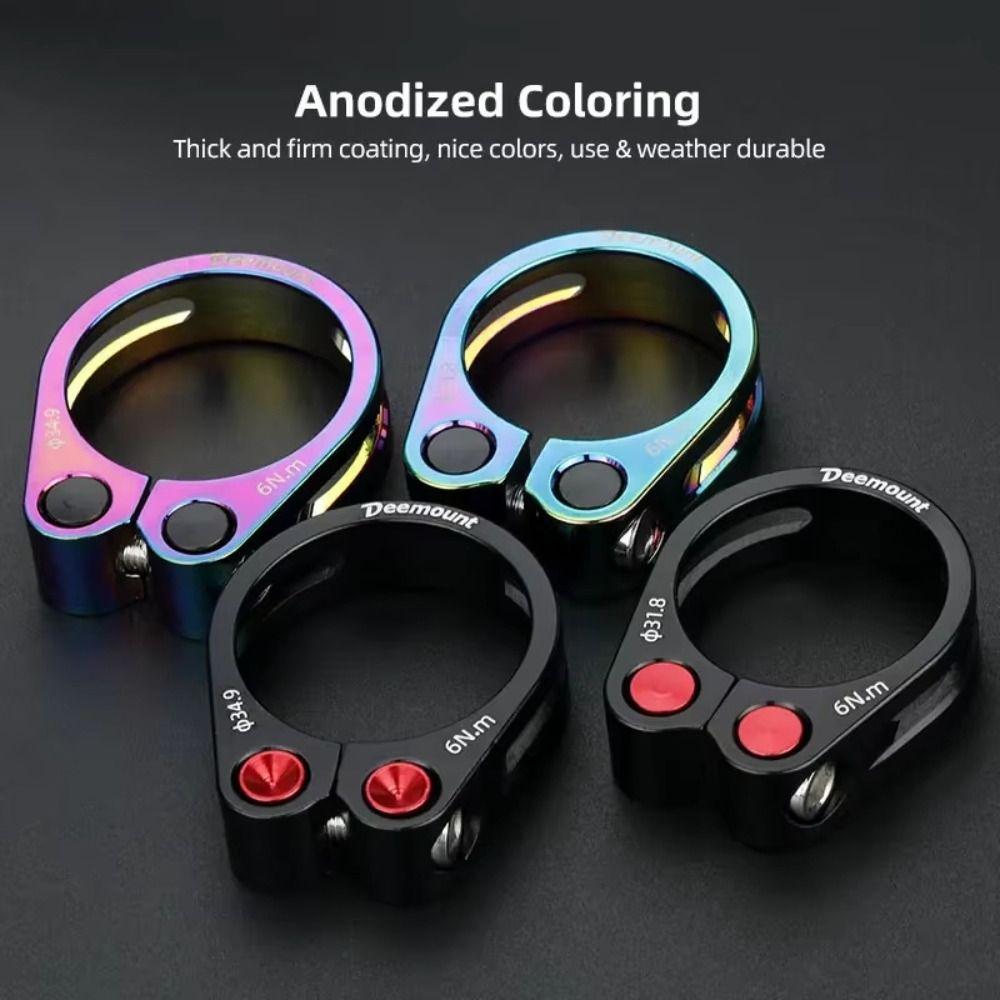 31,8/34,9 мм хомут для подседельного штыря велосипеда из алюминиевого сплава детали для велосипеда хомут для подседельного штыря для горного велосипеда шоссейный велосипед
