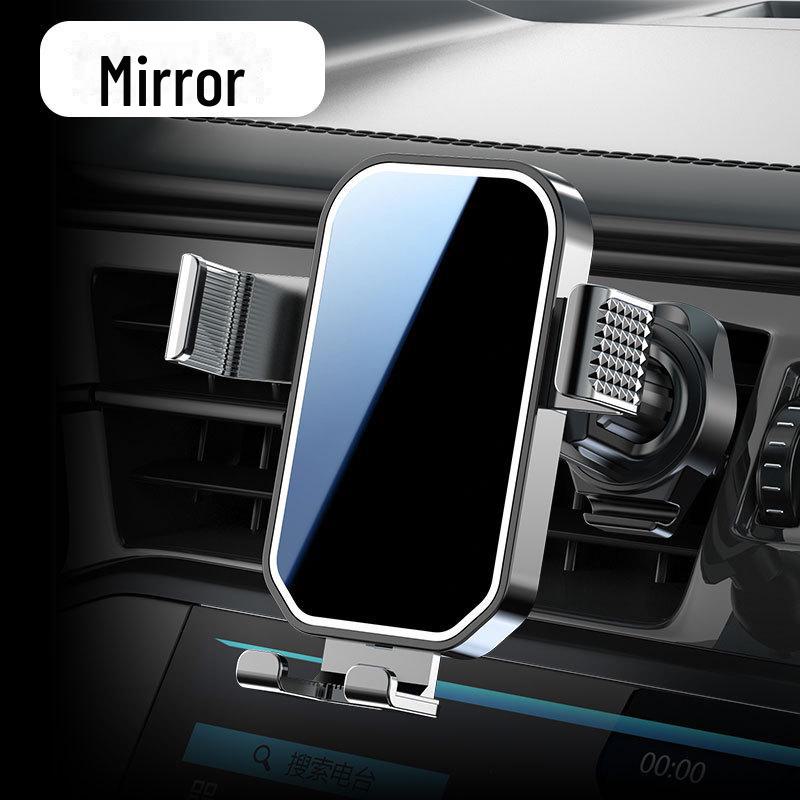 Вращающийся держатель для телефона на вентиляционную решетку автомобиля с функцией гравитации для навигации