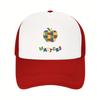 Autism Matters Puzzle Apple Trucker Hat Breathable Mesh Back Adjustable Casual Baseball Cap for Adults