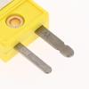 2Pcs K Type Mini Thermocouple Connectors Durable Male Female Temperature Sensor Plugs for Laboratory Measurement