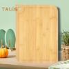 Bamboo Cutting Boards for Kitchen Double-Sided Chopping Board Large Multi-Functional Fruit Cutting Board for Meat Vegetables Charcuterie Board And