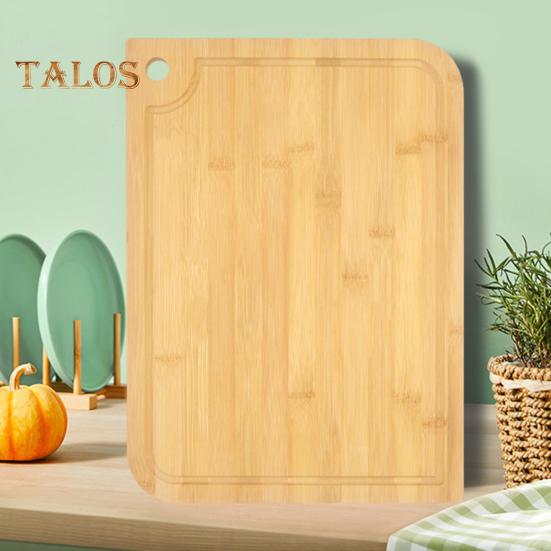 Bamboo Cutting Boards for Kitchen Double-Sided Chopping Board Large Multi-Functional Fruit Cutting Board for Meat Vegetables Charcuterie Board And