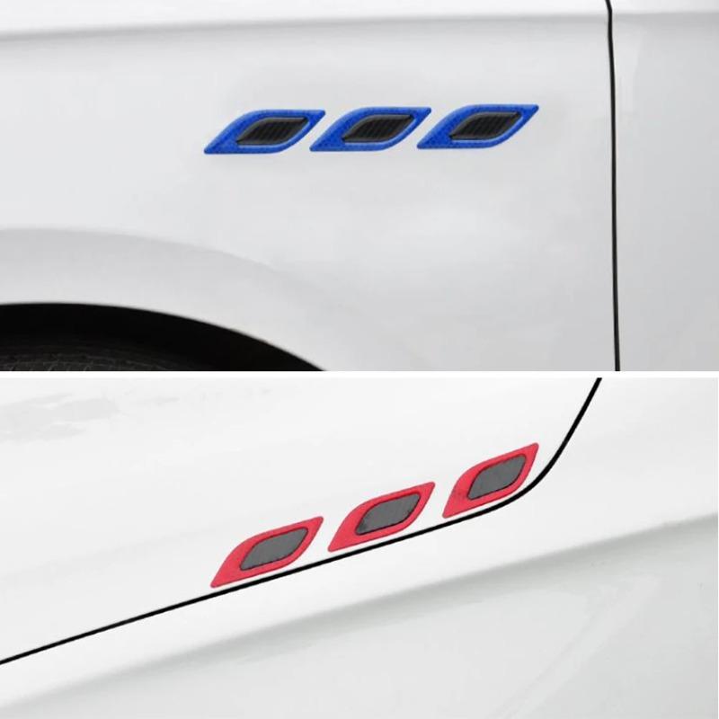 Светоотражающие декоративные наклейки для автомобиля, противоударные полосы, светоотражающие предупреждающие наклейки с ночным свечением, наклейки на кузов