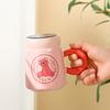 Милая мультяшная керамическая чашка с розовым медведем, зеркальная чашка, парная кружка, домашняя крышка, чашка для воды, рекламный подарочный стакан