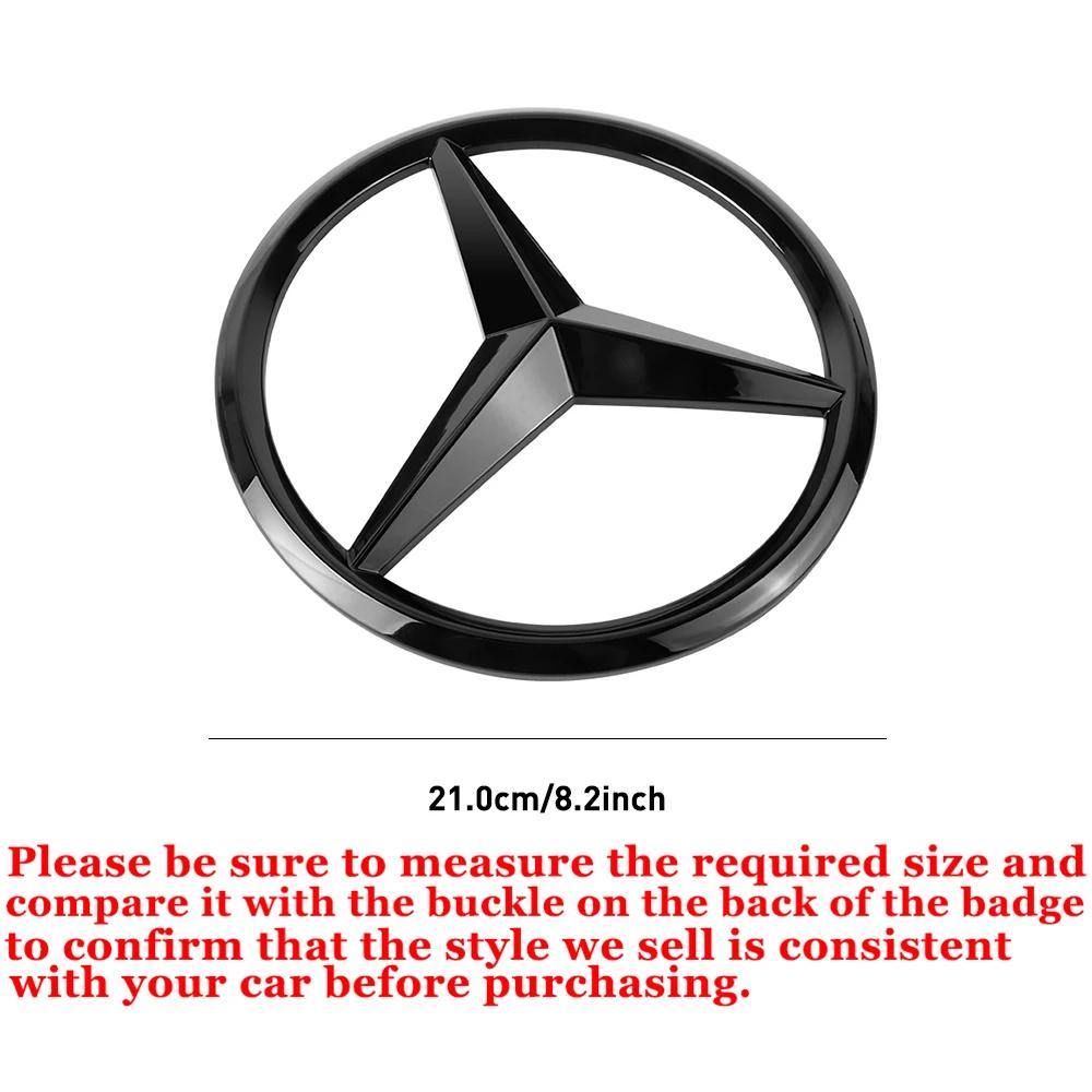 For Mercedes Benz Car Accessories Front Hood Grille Emblem Cover Auto Decoration Sticker for Mercedes Benz W204 W176 W212 A C E