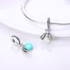 925 Sterling Silver Fit Original Bracelet Zircon Boys Girls Glowworm Beads Charms Dangle Pendants Bangle Jewelry 