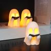 Light Up Ghost Halloween Decors Halloween Ghost Decorations Indoor White Ghost Figurines Ghost Statue Sculpture