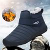 Keep Warm Boots With Fur For Unisex Waterproof Snow Boots Men And Women Plus Size 38-46 Winter Sneakers