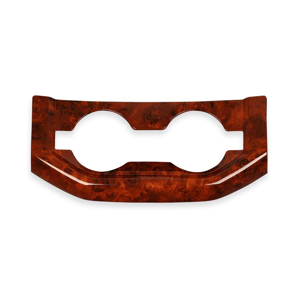 For Dodge RAM 1500 2500 3500 2019-2026.Car Center Armrest Rear Cup Holder Panel.Wood Grain Interior Sticker.ABS Accessories. WW7