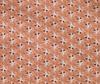 oneOone Cotton Flex Dark Peach Orange Fabric Leaves & Floral Block Sewing Craft Projects Fabric Prints By Yard 40 Inch