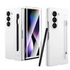 НОВИНКА для Samsung Galaxy Z Fold 7 6 5 Премиум чехлы с S Pen и держателем для S Pen Однотонные со встроенной защитой экрана Матовое покрытие