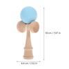 Painted Wooden Handle Ball Toy Outdoor Fitness Ball Training Children'S Eye-Hand Coordination Adult Outdoor Juggling Sports Ball