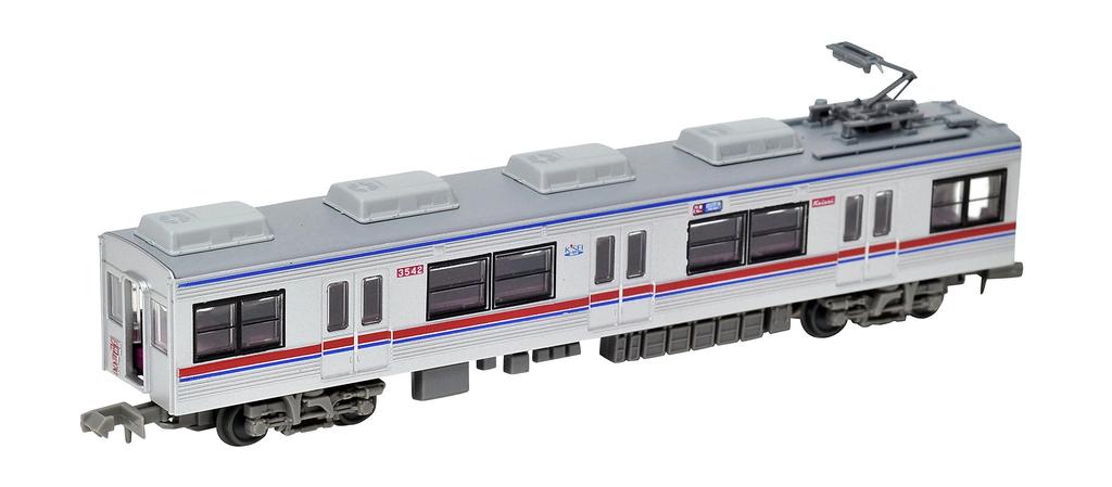 Железнодорожная коллекция Tetsuro Keisei Electric Railway 3500 Series Updated Car 3544 Formation 4 Car Set B Diorama Supplies (Первый заказ производителя