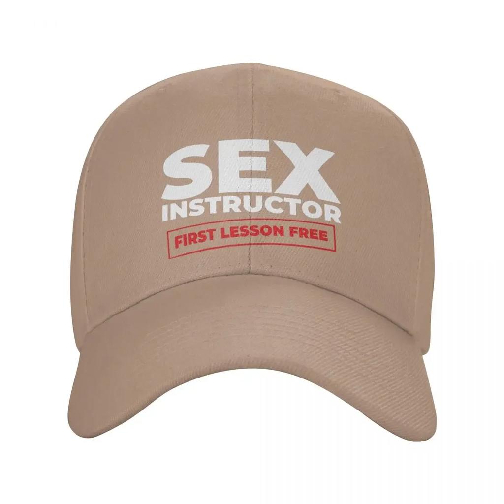 Classic Unisex Sex Instructor Baseball Cap Adult Adjustable Dad Hat for Unisex Women Sports Snapback Hats Summer Caps
