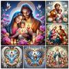 Орхидея Алмазная вышивка своими руками Крестиком 5D Религиозная Святое Семейство Полная Квадратная Круглая Мозаика Иисус Мария Ангел Алмазная Вышивка